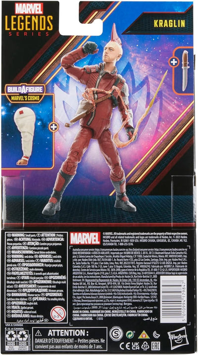 Marvel Legends Series Kraglin, 15 cm grosse Action-Figur zu Guardians of The Galaxy Vol. 3