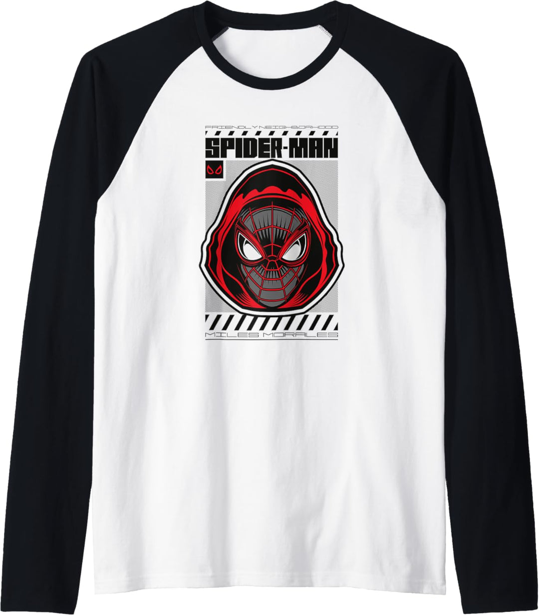 Marvel Spider-Man: Miles Morales Game Face Raglan
