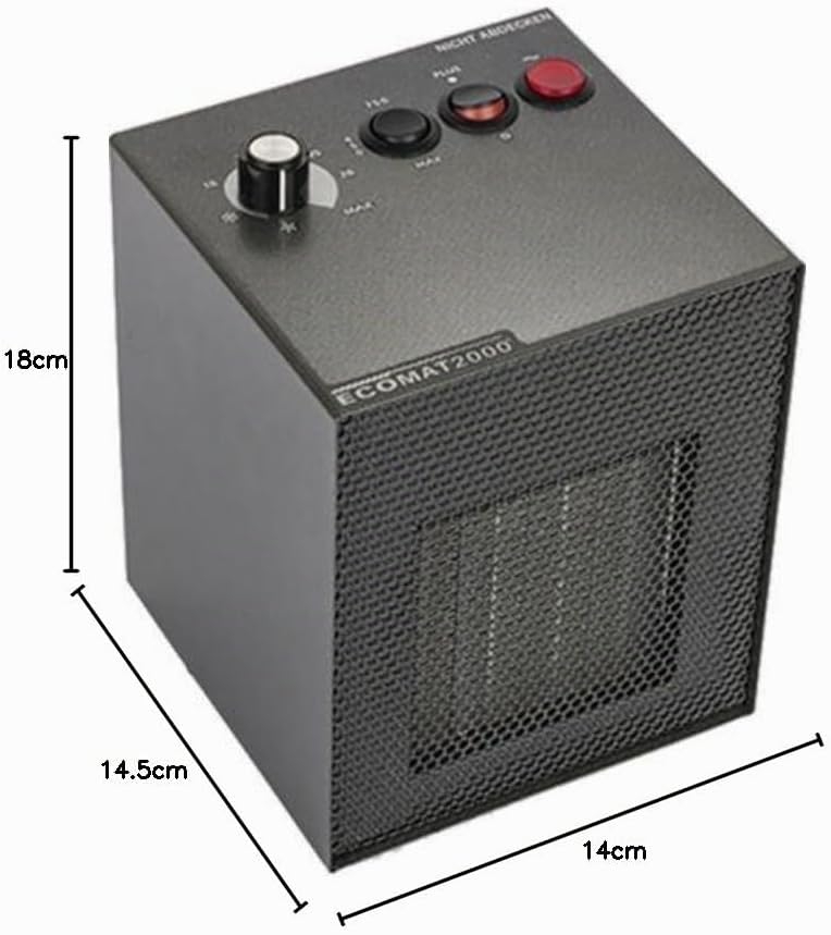 Ecomat 2000 Classic Plus | mobiler Heizlüfter | 230V | 450W / 750W / 1500W | Thermostat | Abschalt-A