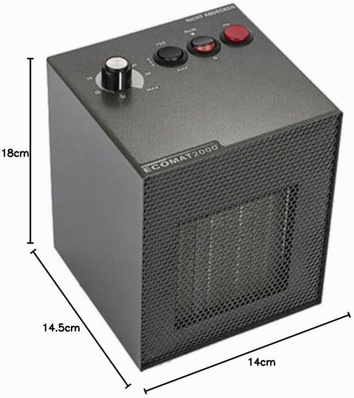 Ecomat 2000 Classic Plus | mobiler Heizlüfter | 230V | 450W / 750W / 1500W | Thermostat | Abschalt-A