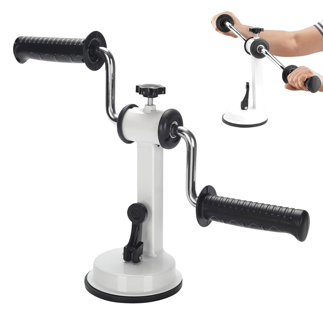 Armtrainer für Physiotherapie, Mini Heimtrainer, Armdrücken Trainer Exerciser, Tragbare Armrotations