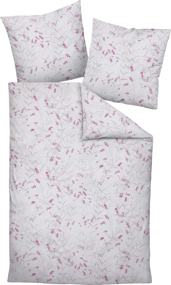 Janine Design Mako-Soft-Seersucker Bettwäsche Tango 20070 rot Fuchsia 1 Bettbezug 155 x 220 cm + 1 K