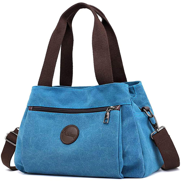 DORRISO Mode Umhängetasche Damen Canvas Handtasche Reise Schultertasche Casual Multifunktionale Umhä