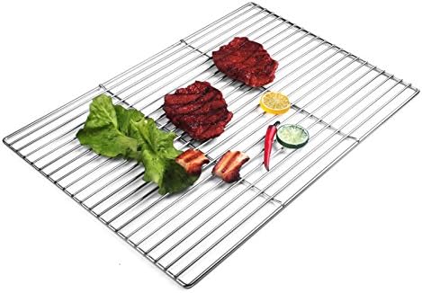 Grillrost aus Edelstahl Eckig 60 cm x 40 cm