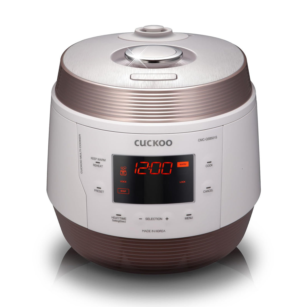 CUCKOO CMC-QSB501S ICOOK Q5 Premium Dampfdruck Multikocher 4750ml | 8in1 Multifunktionsgerät | Sprac