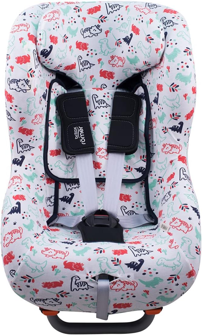 JYOKO Kids Bezug kompatibel mit Romer Britax Max Way Plus (Dino Party), Dino Party