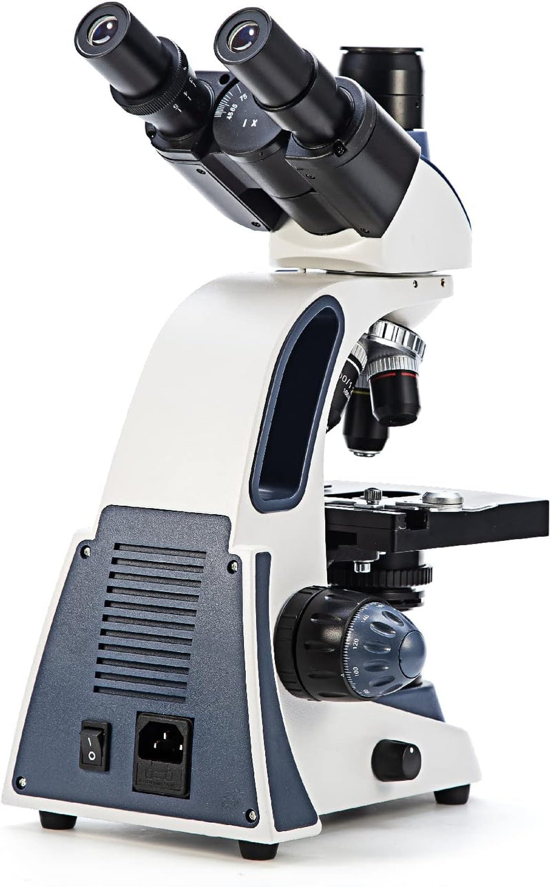 SWIFT SW380T 40X-2500X, Trinokulares Verbund-Labormikroskop mit doppellagiger mechanischer Bühne, Si