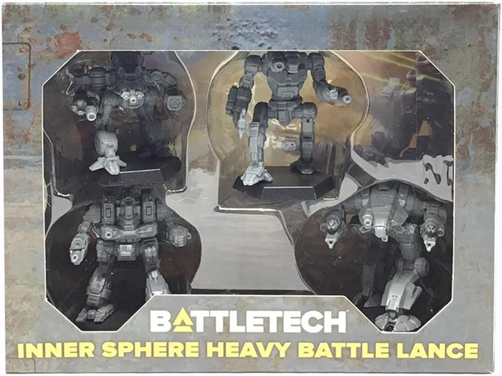 Catalyst Game Labs BattleTech: Inner Sphere Heavy Battle Lance - Miniature Game