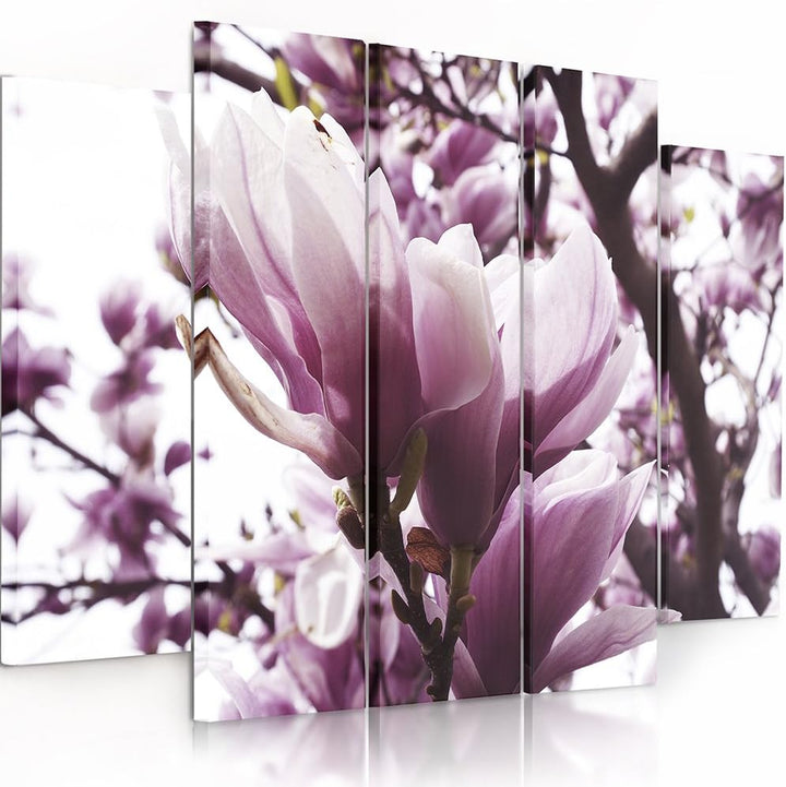 Feeby. Leinwandbild - 5 Teile - Bilder, Wand Bild, Wandbilder, Kunstdruck XXL, 5-Teilig, Typ B, 150x