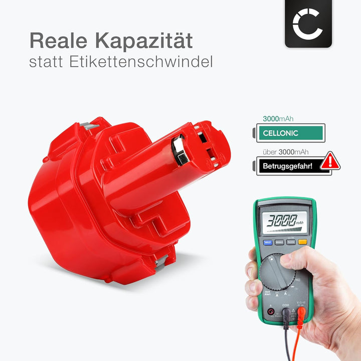CELLONIC Akku kompatibel mit Makita 6271D, 6270D, ML120, 6317D, 8270D, 8271D, 6227D, 6223D, Makita 1