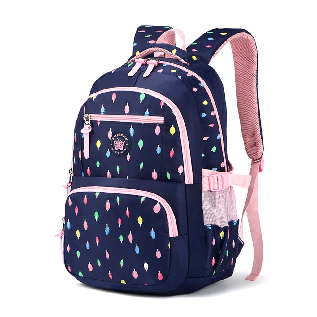 IvyH Rucksack Mädchen Schulrucksack Grosse schulranzen für Mädchen Wasserdicht Kinderrucksack für mä