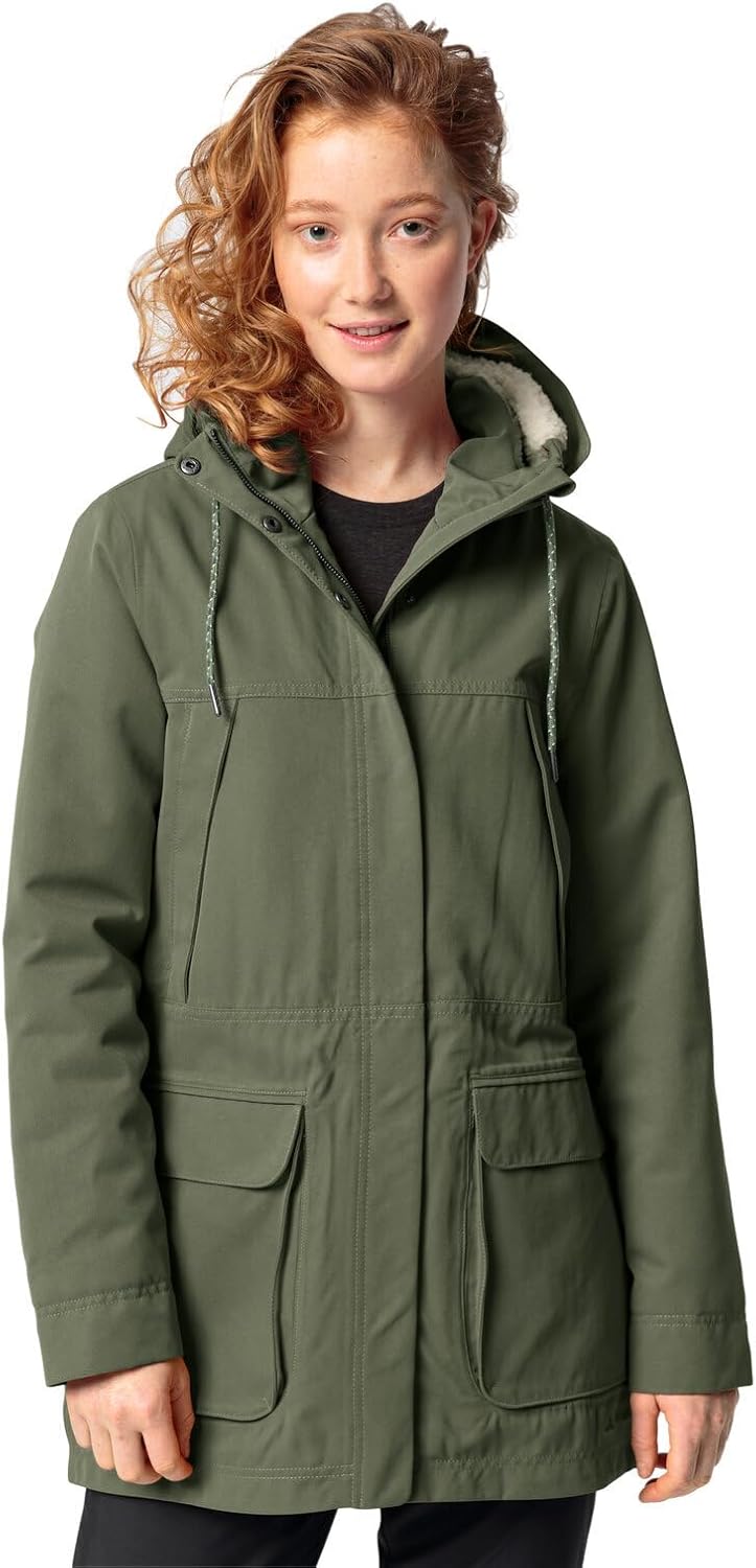 VAUDE Women's Manukau Parka II - Winterparka Damen 48 cedar wood, 48 cedar wood