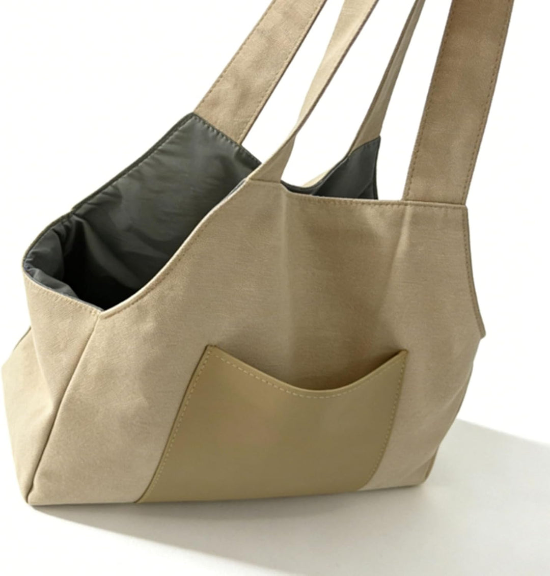 Focket Hundetragetasche, Weiche Haustiertasche mit Fächern, Faltbare, Leichte Hundetragetasche, Trag