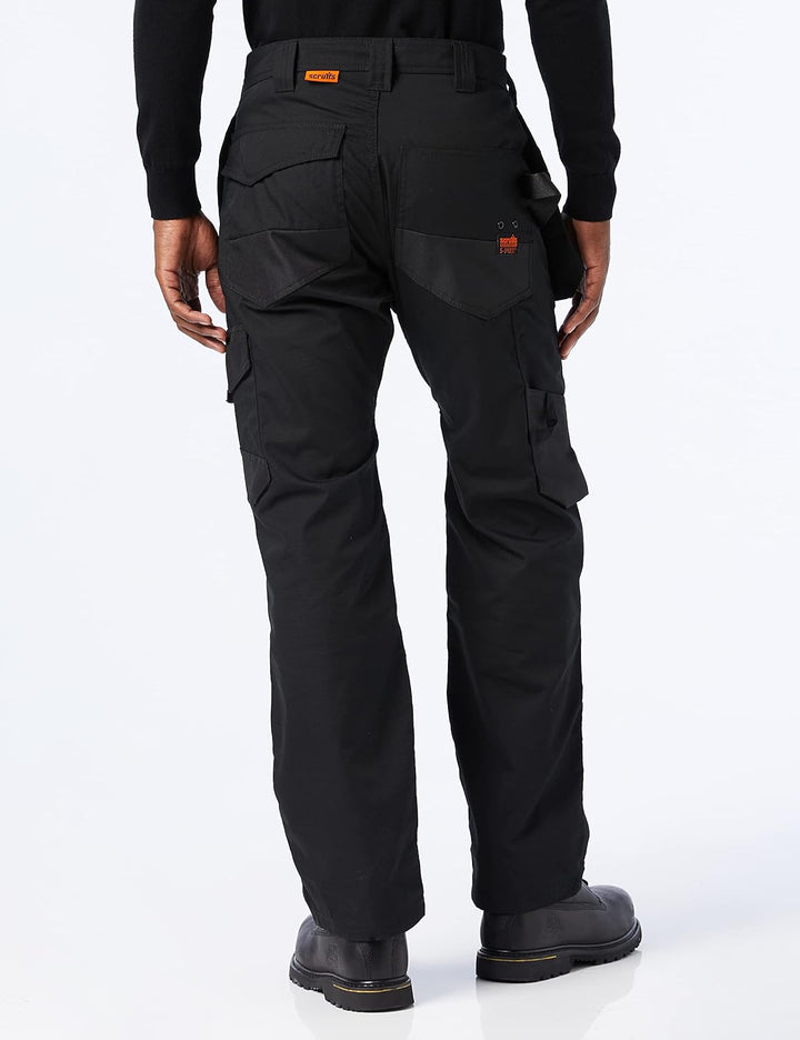Scruffs Unisex Ripstop Trousers Arbeitshose 36 Schwarz, 36 Schwarz