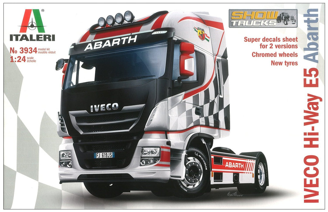 ITALERI 3934S - 1:24 Iveco HI-WY E5 "Abarth" , Modellbau, Bausatz, Standmodellbau, Basteln, Hobby, K