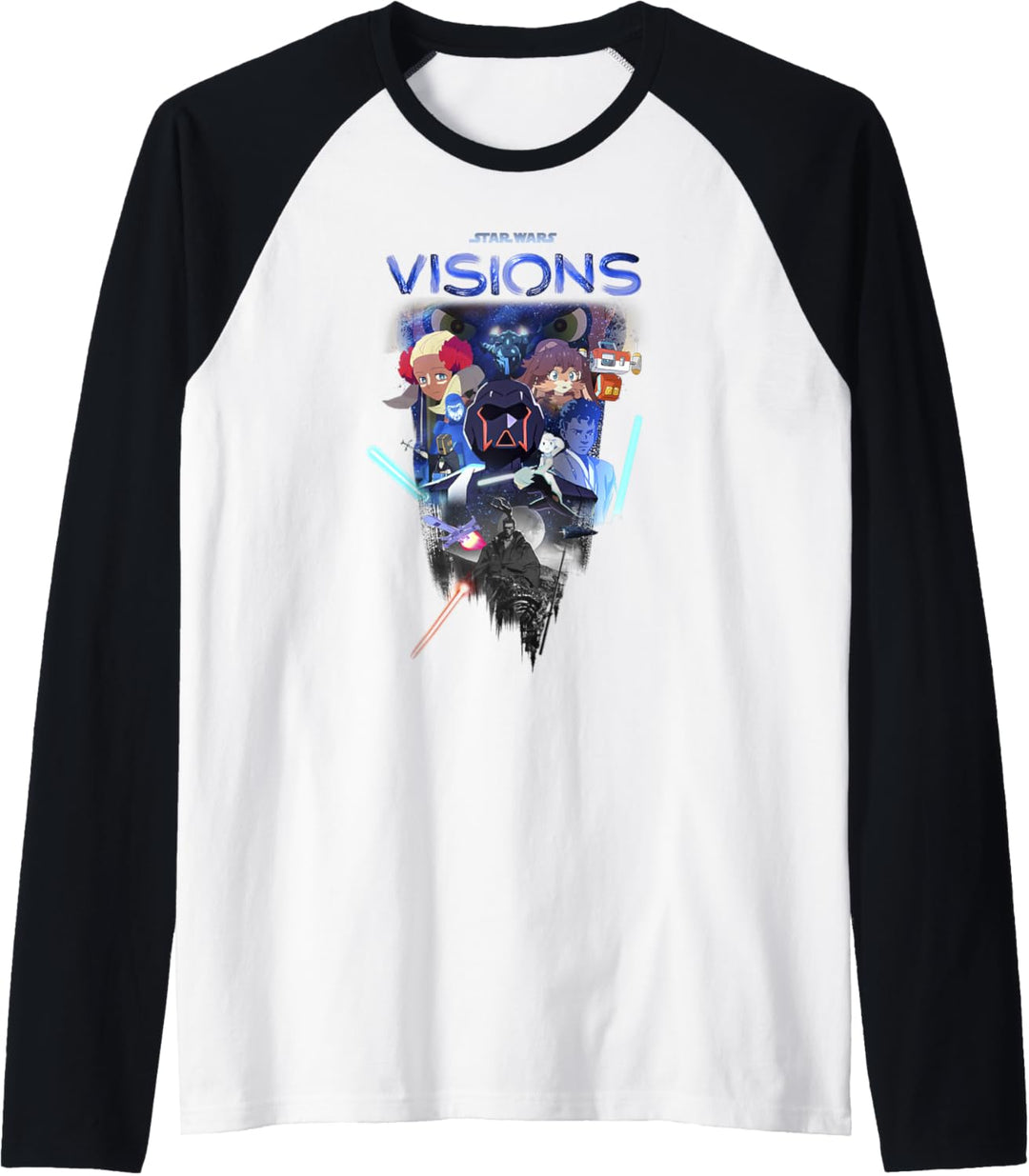 Star Wars Visions Group Shot Logo V-2 Raglan