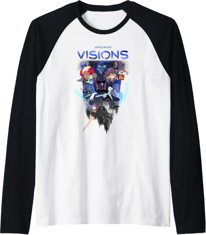 Star Wars Visions Group Shot Logo V-2 Raglan