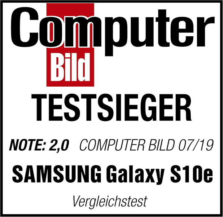 Samsung Galaxy S10e Smartphone (6 GB + 128 GB Interner Speicher) Prism schwarz Deutschland Prism Sch