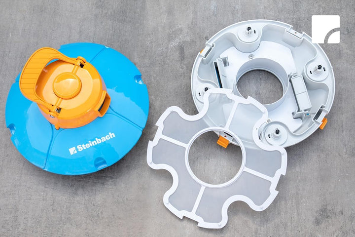 Steinbach Poolrunner Battery Basic 2.0, für Pools bis 10 m² Grundfläche, vollautomatisch, kabelllos,