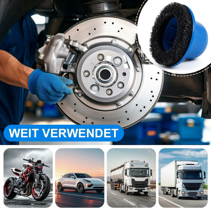 Radnabenschleifer Auto, Nabenreiniger Auto für Radnaben- &amp; Felgenreinigung beim Reifenwechsel, Radna
