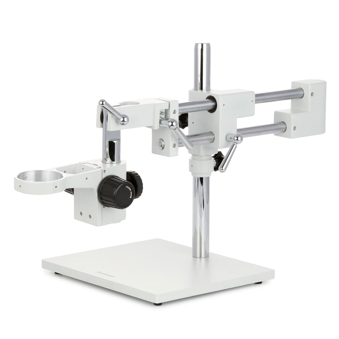 AmScope DAW Hochleistungs Doppel arm Auslegerständer, Weiss