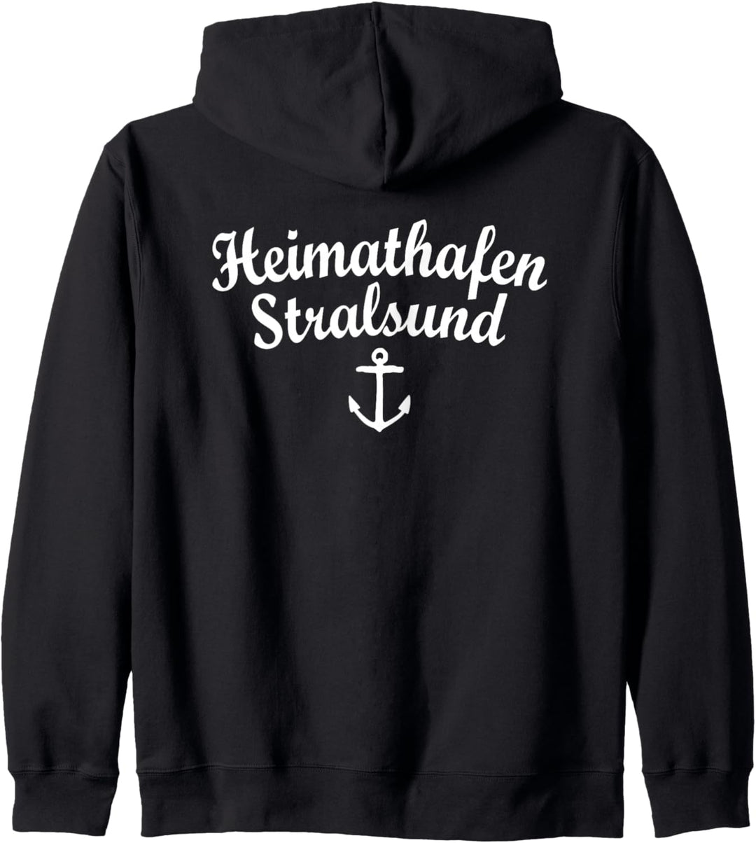 Heimathafen Stralsund (Weiss) Stralsund Kapuzenjacke