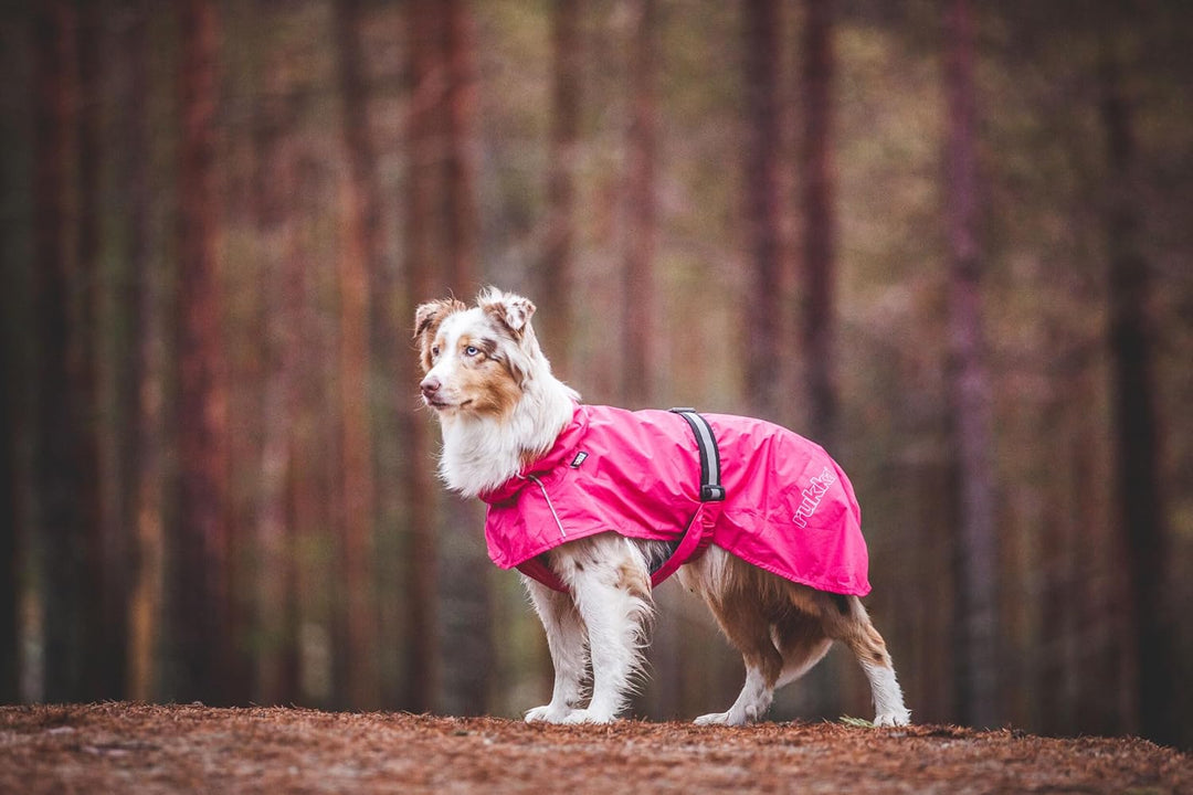 Rukka Pets HASE Regenmantel für Hunde Himbeere 25