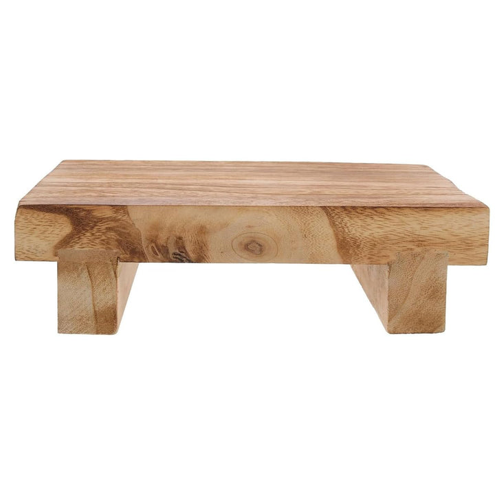 Tritthocker aus Holz, kleiner Nachttisch, Holzhocker, Pflanzenständer, Basis für die Dekoration zu H