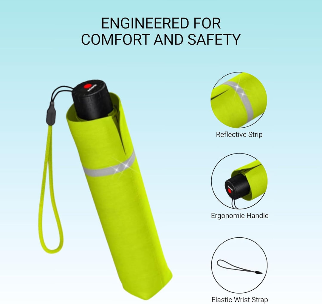Knirps Rookie manual Kinder Regenschirm lime, 90 cm, Lime