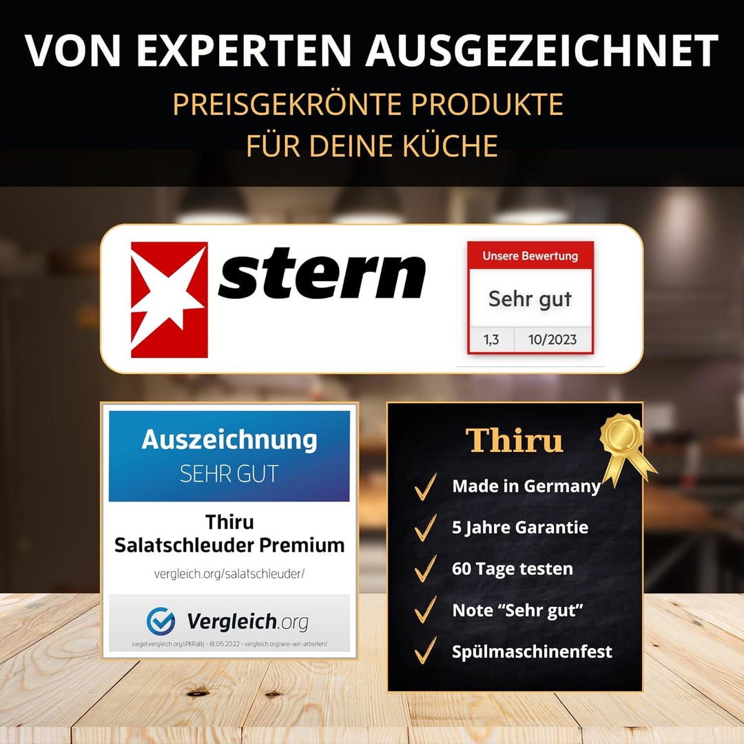 Spätzlepresse & Kartoffelpresse aus Kunststoff – 3 Edelstahl-Einsätze für Spätzle, Spaghetti-Eis, Ka