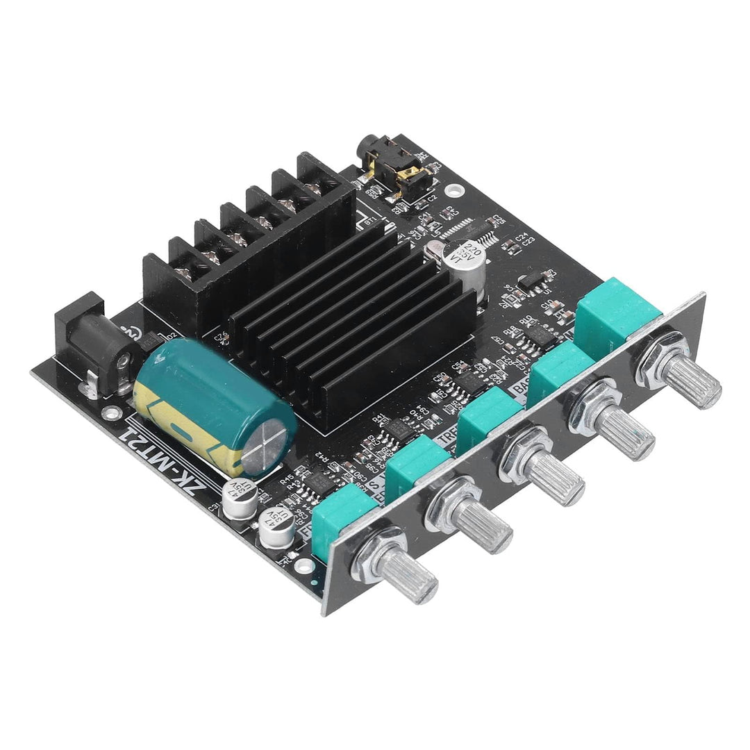 ZK-MT21 Bluetooth-Leistungsverstärkerplatine 2.1-Kanal-Verstärkermodul Audio-Leistungsverstärkerplat