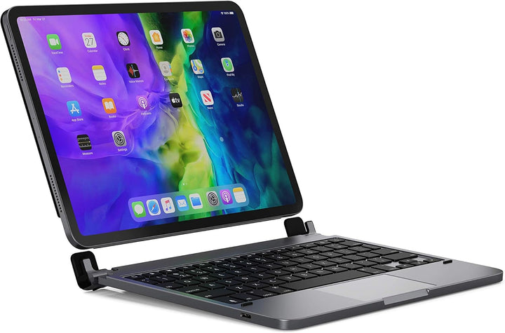 Brydge 11.0 Pro+ Wireless German QWERTZ Keyboard with Trackpad, Compatible with iPad Pro 11.0-inch (