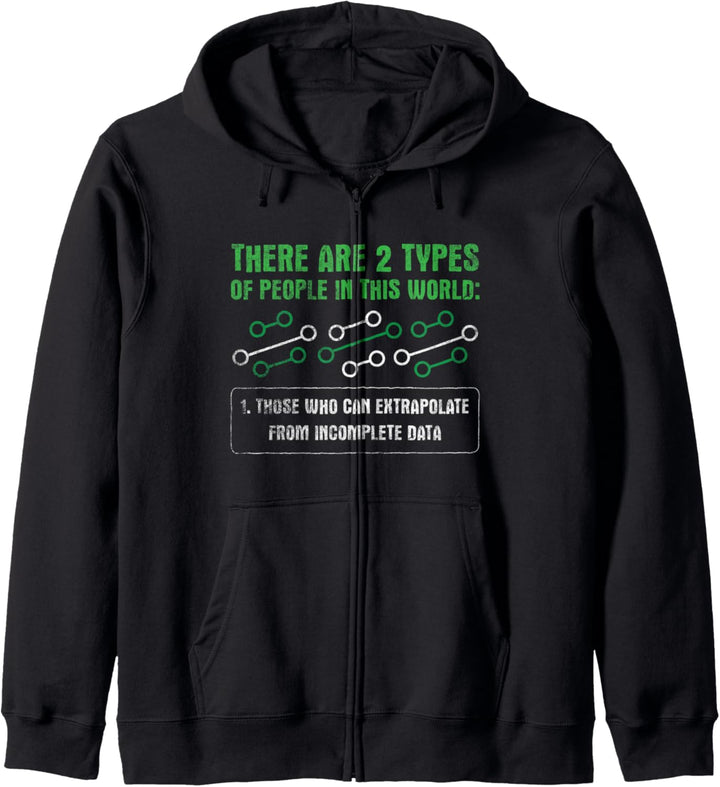 2 Types Of People Datenwissenschaft Computer Data Science Kapuzenjacke