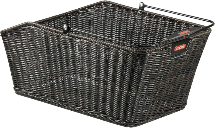 KLICKfix Unisex – Erwachsene Hinterradkorb-2128051930 Hinterradkorb, schwarz, 44x24x20cm