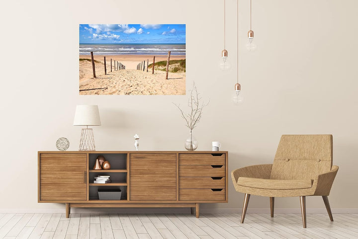 islandburner XXL Bild Poster Weg Zum Sandstrand Nordsee In Zandvoort Aan Zee Premium Bilder Fotodruc