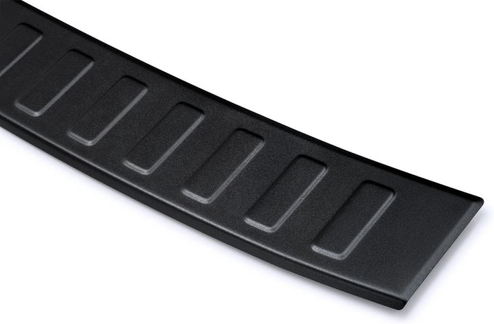 teileplus24 AL103 Ladekantenschutz Aluminium kompatibel mit VW Touran 2 5T 2015-, Farbe:Schwarz, Sch