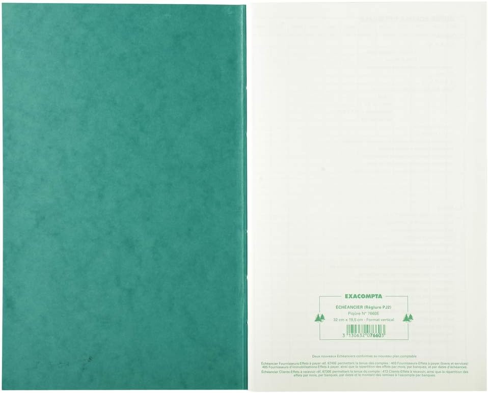 EXACOMPTA Gesch‰ftsbuch "EchÈancier", 320 x 195 mm VE = 1