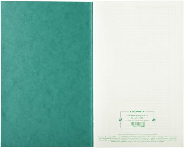 EXACOMPTA Gesch‰ftsbuch "EchÈancier", 320 x 195 mm VE = 1