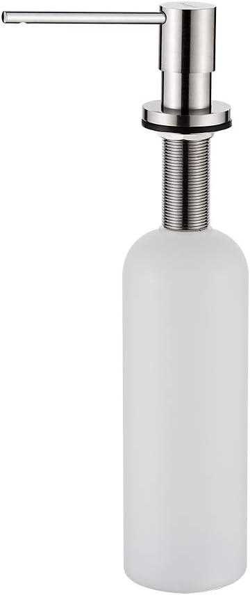 Ibergrif, Küche Spülmittelspender für Flüssigseifen, Einbauseifenspender, grau, einheitsgrösse, M340