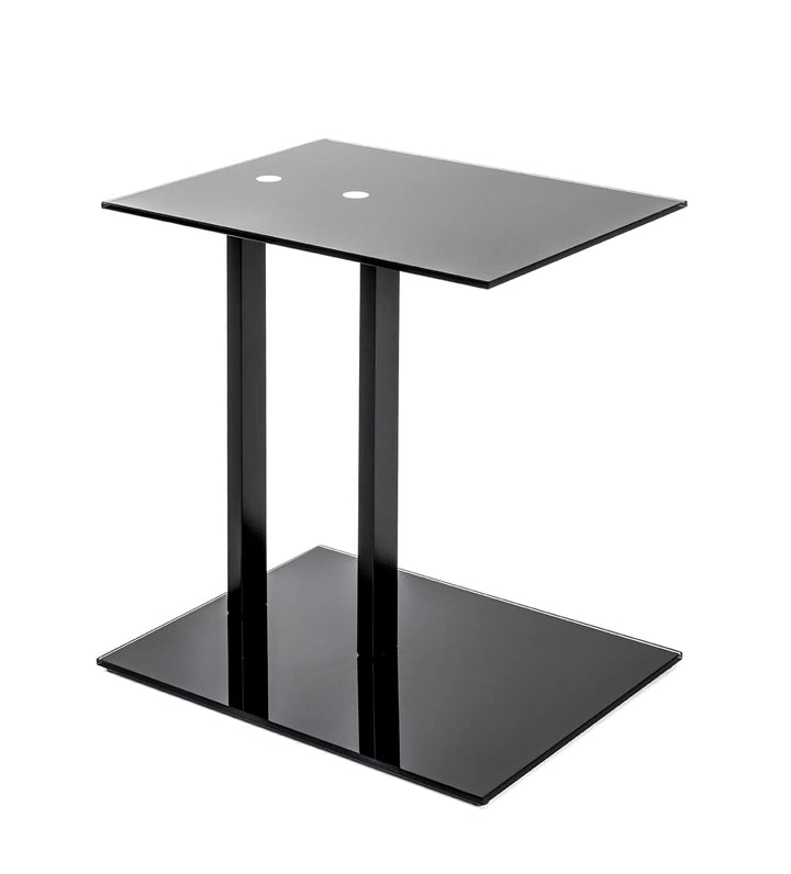 HAKU Möbel Beistelltisch, Metall, schwarz, 45 x 35 x 50 cm 35D x 45W x 50H Rechteckig, 35D x 45W x 5