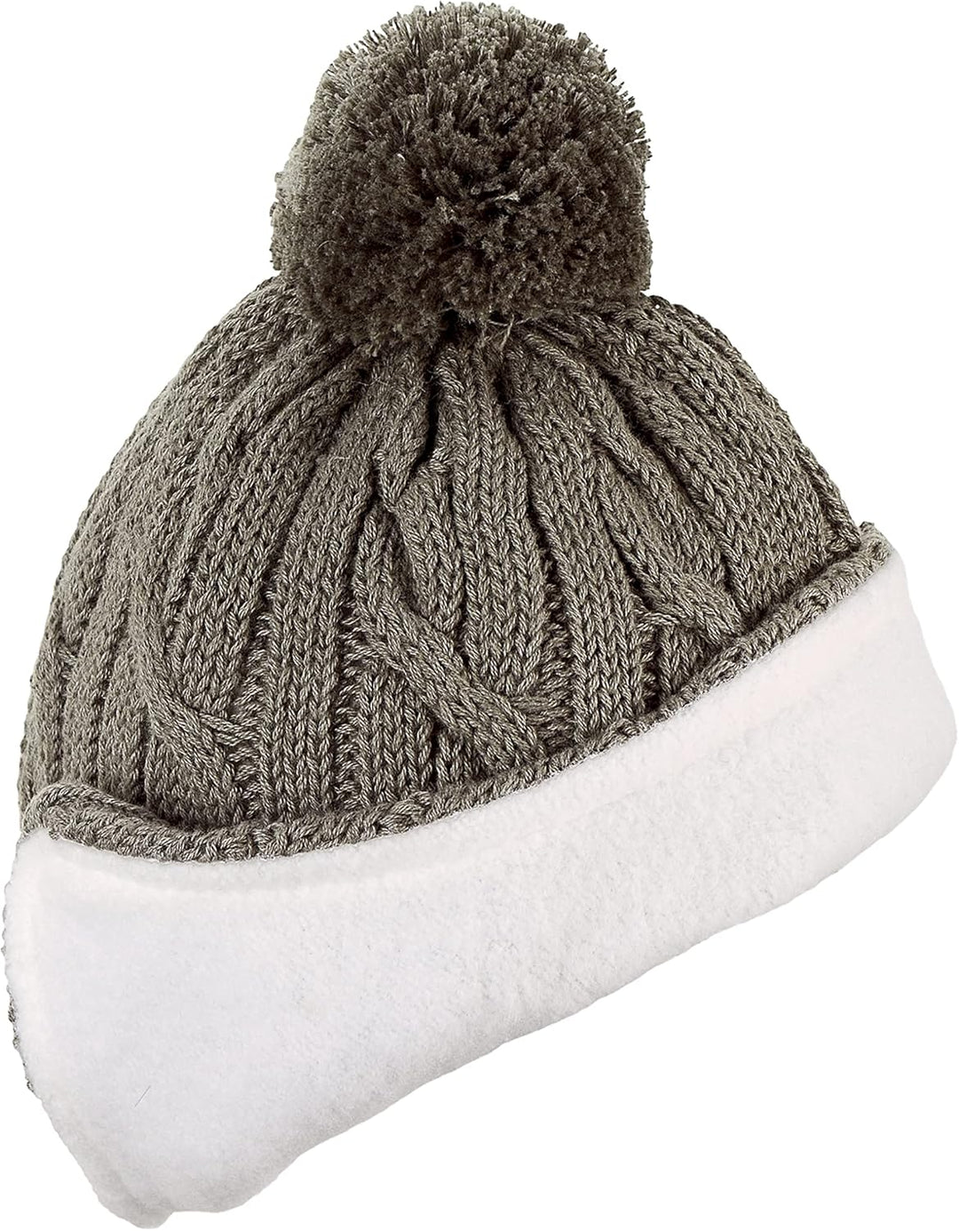Sterntaler Mütze mit Bommel, Strickmütze mit Bommel Dunkelgrün 39, Dunkelgrün 39