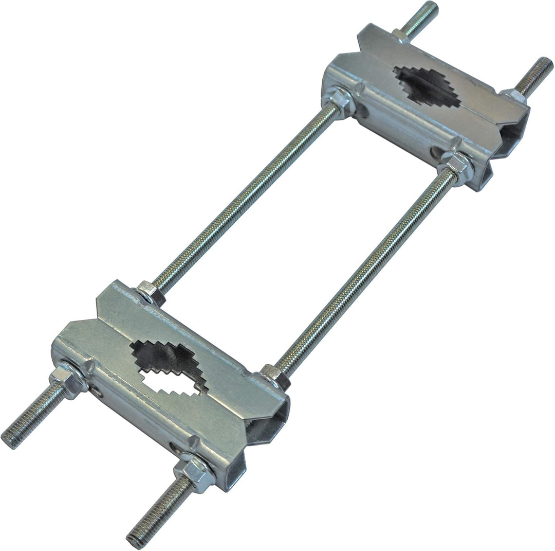 Doppelschellen Set für HQ Stahl Mastschelle 30cm - Rohr- oder Masthalterung bis 64mm aus verzinktem