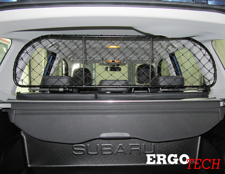 ERGOTECH Trennnetz Trenngitter kompatibel mit Subaru Forester (2012-2019) RDA65-M8, für Hunde und Ge