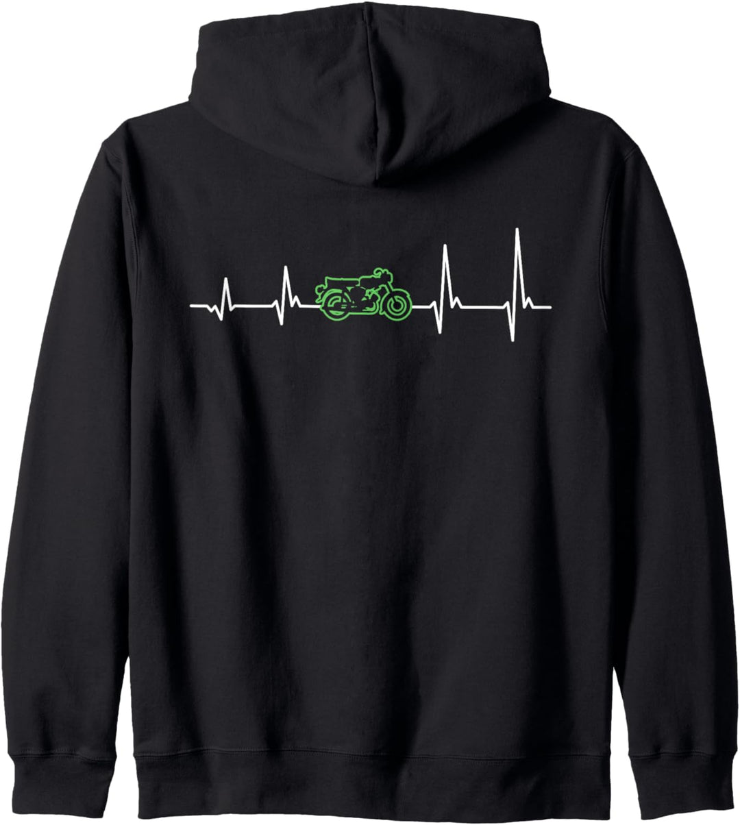 Herzschlag Mopedfahrer retro Kulturgut Moped ddr Fahrzeuge Kapuzenjacke