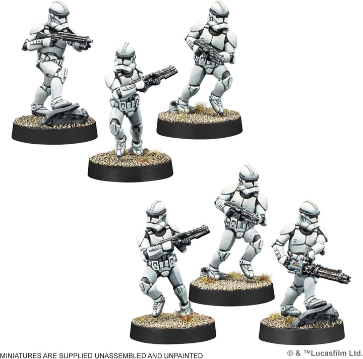 Asmodee, Star Wars: Legion – Clone Trooper Infantry, Erweiterung, Atomic Mass Games, Tabletop, 2 Spi