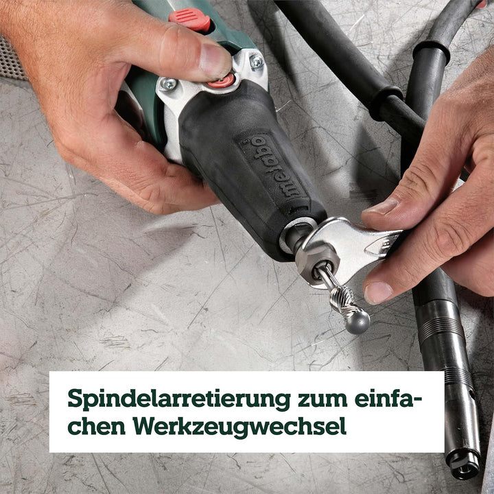 Metabo Geradschleifer GE 710 Plus (600616000) Karton, Leerlaufdrehzahl: 10000 - 30500 /min, Nennaufn