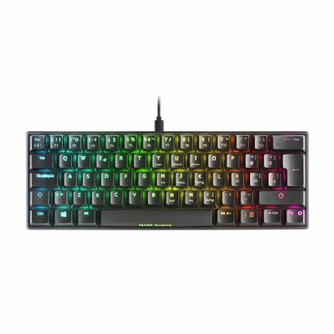 Mars Gaming MKMINIBRES, Ultra-Kompakte Mechanische Tastatur, Full RGB Chroma, Schalter OUTEMU PRO Br