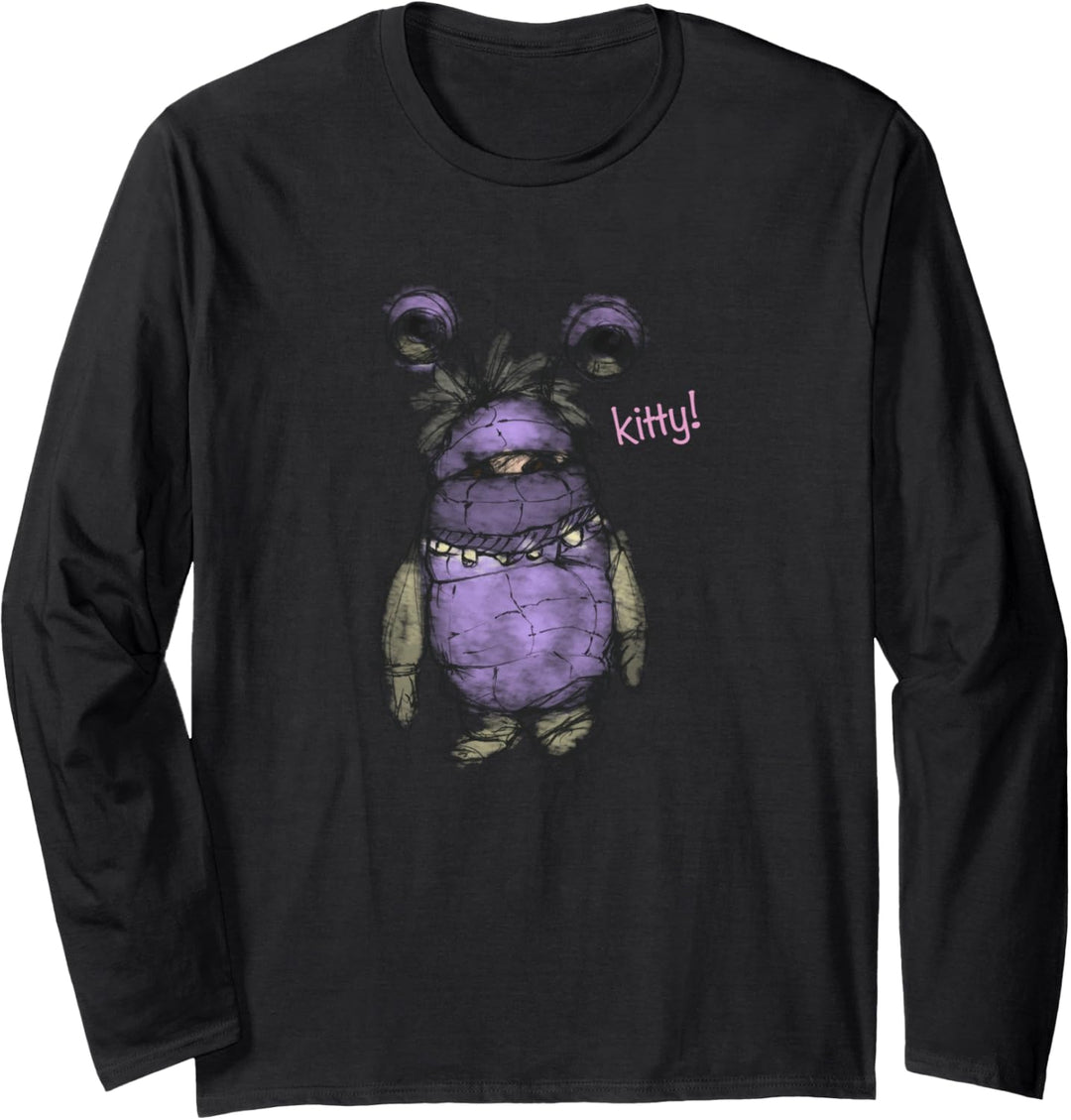 Disney Pixar Monsters Inc Boo Penciled KITTY Langarmshirt