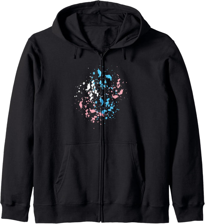 Dezenter Transgender Pride, Trans Pride Flagge Kapuzenjacke