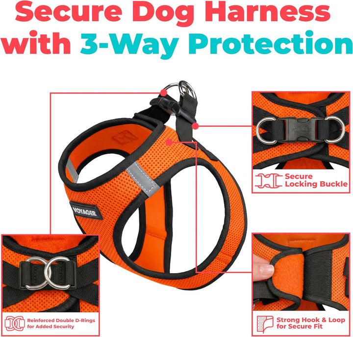 Best Pet Supplies Voyager Step-In Air Hundegeschirr – Allwetter-Netzgewebe für kleine und mittelgros